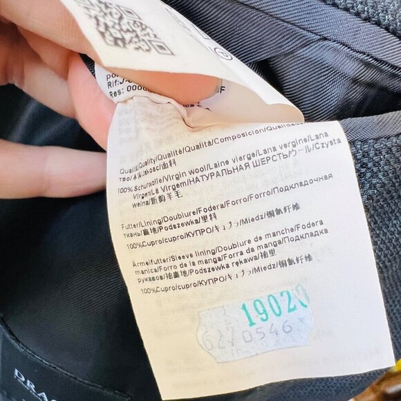 Boss Hugo Boss Huge4/Genius3 Wool slim sport coat, textured gray, Size 40R - Picture 14 of 16